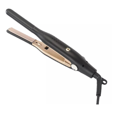 2 In 1 Hair Straightener Hair Curler Black Ceramic Hair Straightening Flat Iron