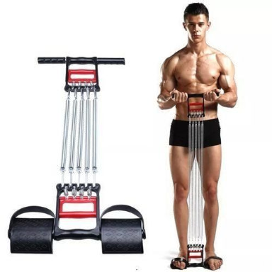 3 In 1 Spring Chest Expander Hand Gripper PullUp Bars Muscle Strength Pulling Exercise Resistance Training