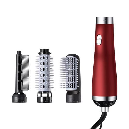 4 In 1 Portable Electric Hair Styler And Blow Dryer-Red Black