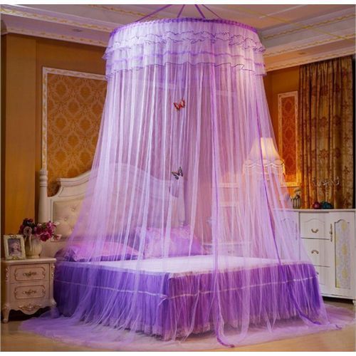 4×6 Round Mosquito Net - Purple