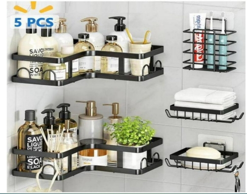 5 pieces Corner Shower Organiser / Caddy