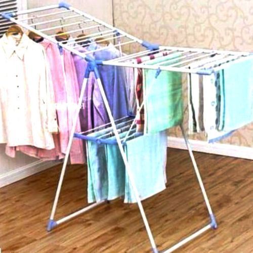 Clothes Drying Rack - White, Blue