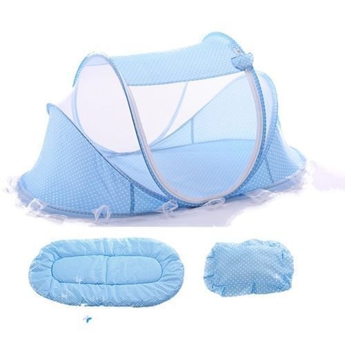 Foldable Baby Mosquito Net - Blue