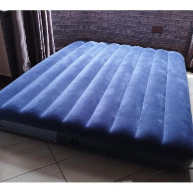 Intex inflatable mattress with hand pump