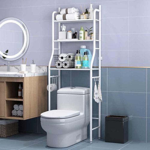 Metallic Toilet Rack with towel holder