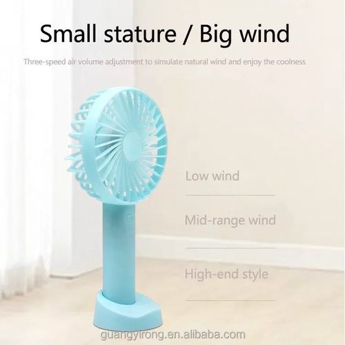 Mini Fan Chargeable Portable Hand Held or Table USB Mini Fan