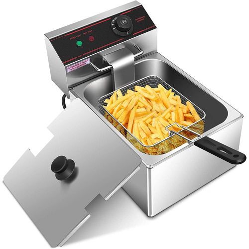 Pixel 6 Litres Commercial Deep Fryer Stainless Steel