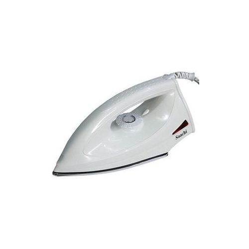Saachi Good Quality Dry Iron With Aluminium Sole Plate-White