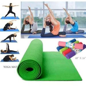 Yoga Mat For Women & Men Exercise Mat For Workout Yoga Fitness Pilates And Meditation, Anti Tear Anti Slip For Home & Gym, BIS Approved -Multicolour
